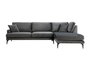 Atelier Del Sofa Papira Corner Right (L3+Chl) - Anthracite
